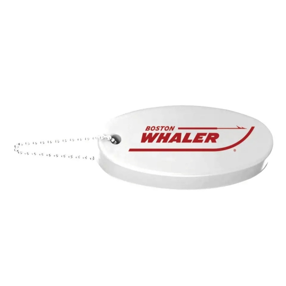 Boston whaler float key chain white and red new